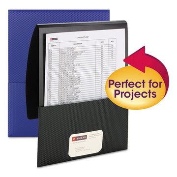 Smead® Organized Up Poly Stackit Folders, 11 X 8.5, Dark Blue-dark Blue, 5-pack freeshipping - TVN Wholesale